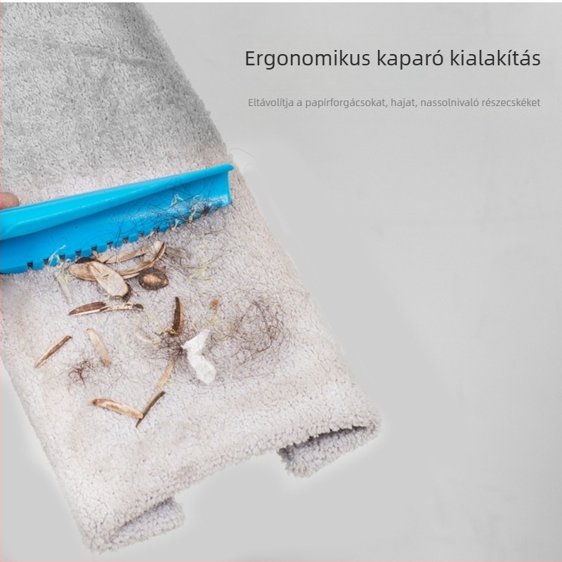 Lapos mop háztartási használatra rozsdamentes acél nyéllel, fej csipeszes, állítható hosszúságú 80–130 cm, mikroszálas kendő fa padlókhoz