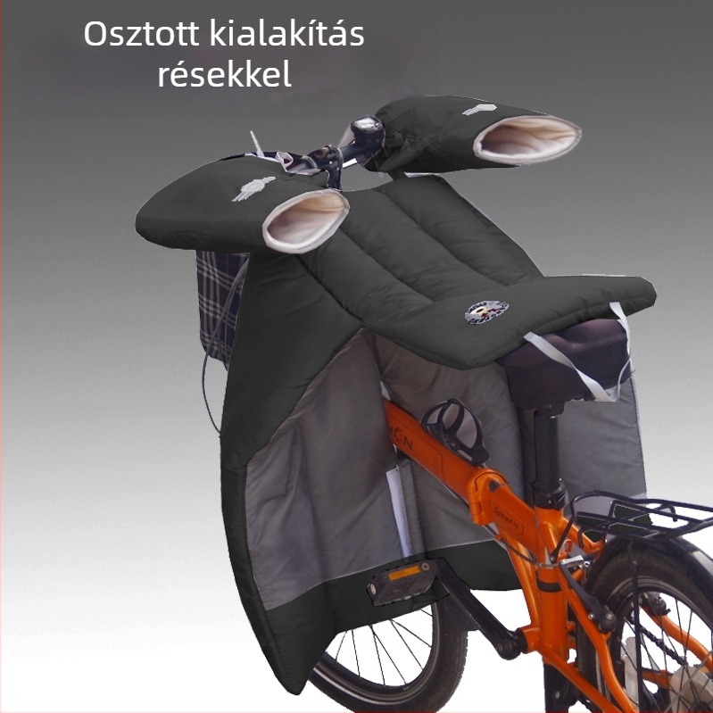 Összecsukható szélvédő borítás elektromos rollerhez – téli és egész éves használatra