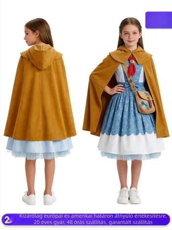 Holly cosplay jelmez a Stranger Things-ből, hercegnő ruha