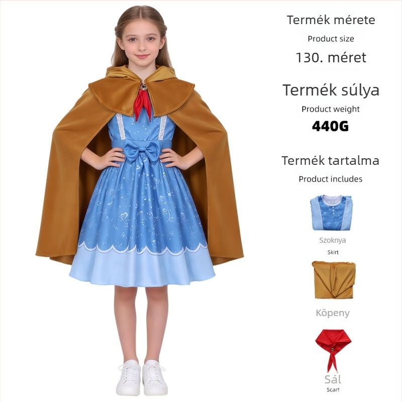Holly cosplay jelmez a Stranger Things-ből, hercegnő ruha