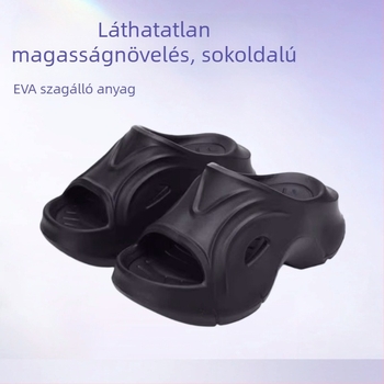 Női EVA anyagú 7 cm vastag talpú szandál, kényelmes, vízálló, csúszásmentes, szagtalan, stílusos és sokoldalú.