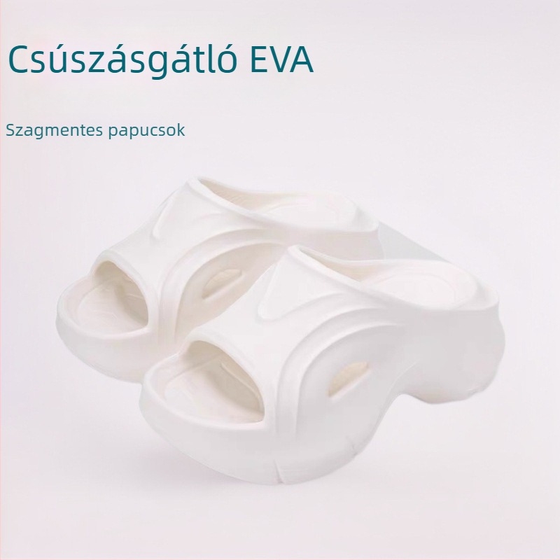 Női EVA anyagú 7 cm vastag talpú szandál, kényelmes, vízálló, csúszásmentes, szagtalan, stílusos és sokoldalú.