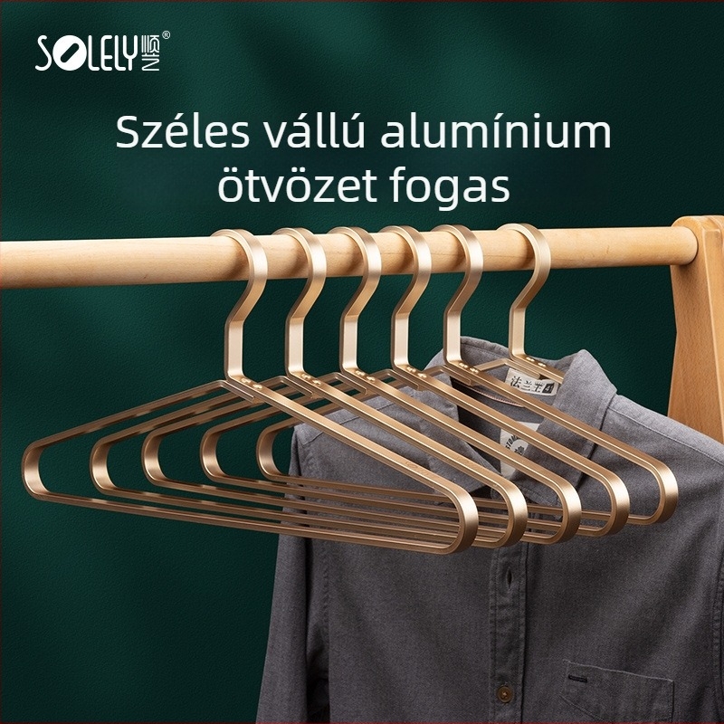 Shunyi ruhatartó – alumínium ötvözetből, vastagított, varrat nélküli, gardróbhoz