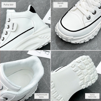 Koreai verzió, 2025 ősz – női dad sneakers futásra és mindennapi használatra, vastag talppal HY908