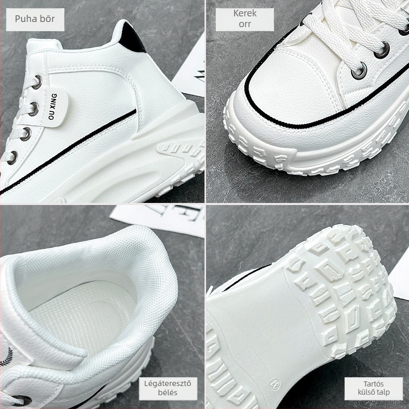 Koreai verzió, 2025 ősz – női dad sneakers futásra és mindennapi használatra, vastag talppal HY908