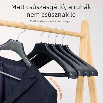 Vastagított műanyag ruhatartó kosztümök számára, csúszásmentes, szárításhoz