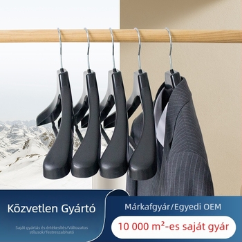 Vastagított műanyag ruhatartó kosztümök számára, csúszásmentes, szárításhoz