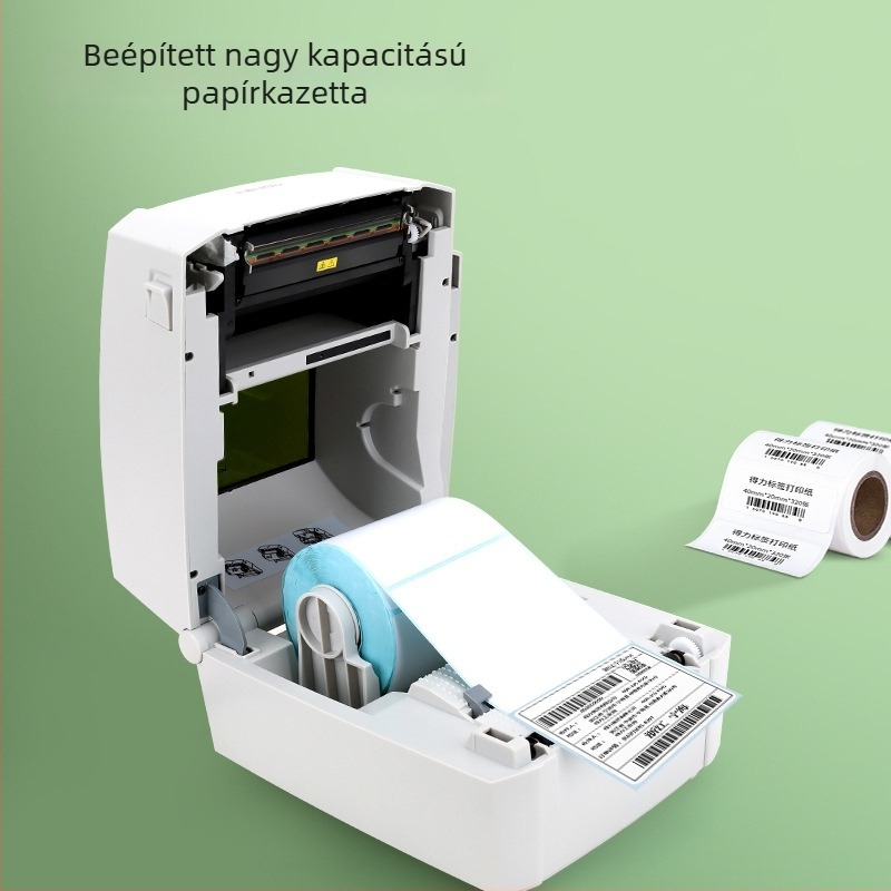 DL-888DW PRO Bluetooth‑képes termoszalagnyomtató, kifejezetten expressz szállítási bizonylatok és környezetbarát címkék nyomtatására