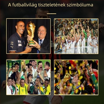 27 cm-es műanyag trófea Észak-Amerikai Labdarúgó-kupa 2026-ra – emlékdíj és kiállításra szánt dekoratív trofea
