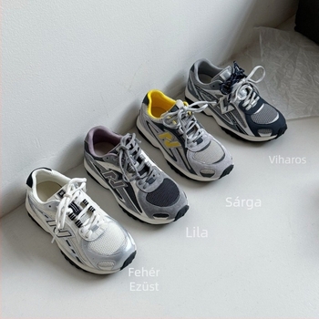2026 tavasz retro N-Logo női hálós felsővel készült, légáteresztő, könnyű, mindennapi sportcipő dad shoes