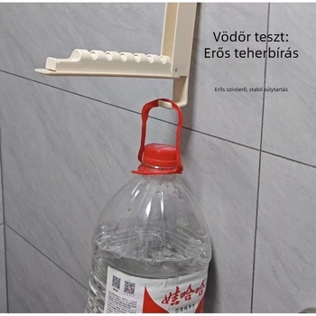 Összecsukható ajtóhorg, fúrás nélkül, hordozható ruhaszárító állvány