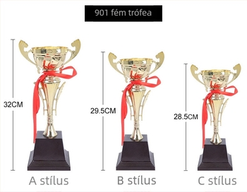 Fémtrófea kosárlabda- és futballversenyekhez, 100 tervezési lehetőség, testreszabható logó