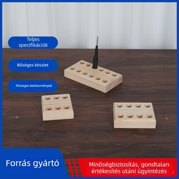 Kreatív fogótároló – fa DIY szerszám rendező körkörös és lapos fogókhoz