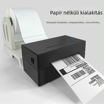 Hordozható Bluetooth termikus címke nyomtató szállítási címkékhez és vonalkódokhoz