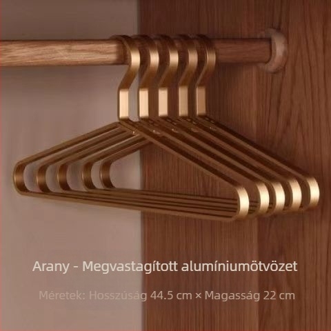 Alumínium ötvözet ruhatartó - kiváló minőségű, masszív, otthoni használatra