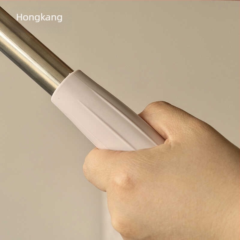 Japán stílusú minimalist ruhaszárító rúd villás végű, erkélyre, háztartási használat, 110 cm, rozsdamentes acél