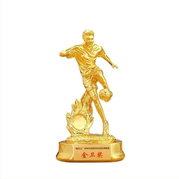 Műgyanta Világkupa labdarúgó modell – MVP, gólkirály, bajnok