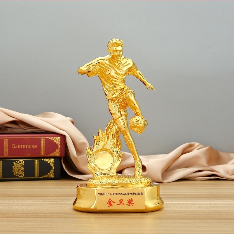 Műgyanta Világkupa labdarúgó modell – MVP, gólkirály, bajnok