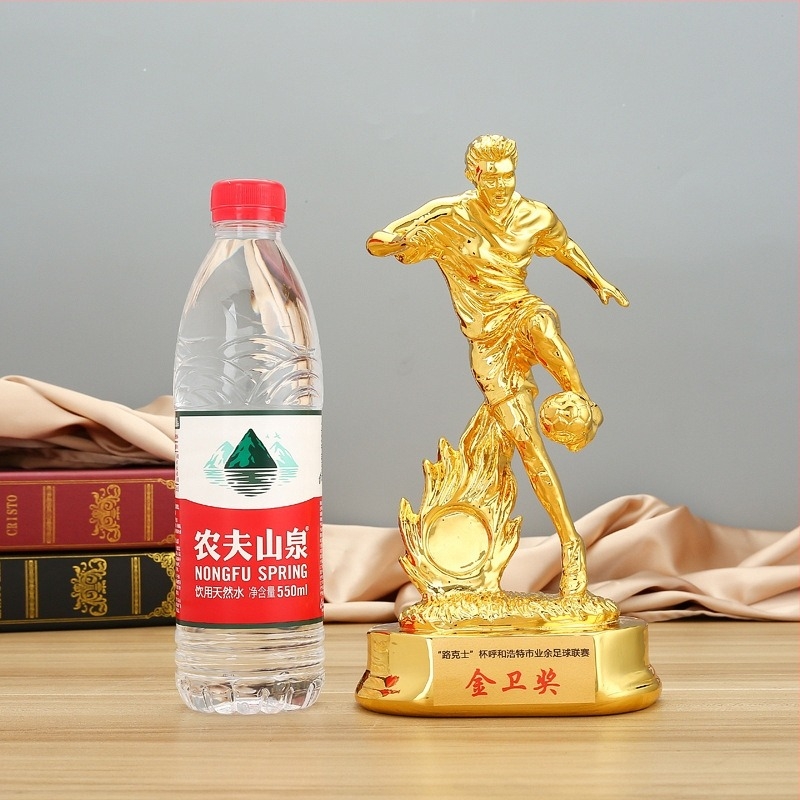Műgyanta Világkupa labdarúgó modell – MVP, gólkirály, bajnok