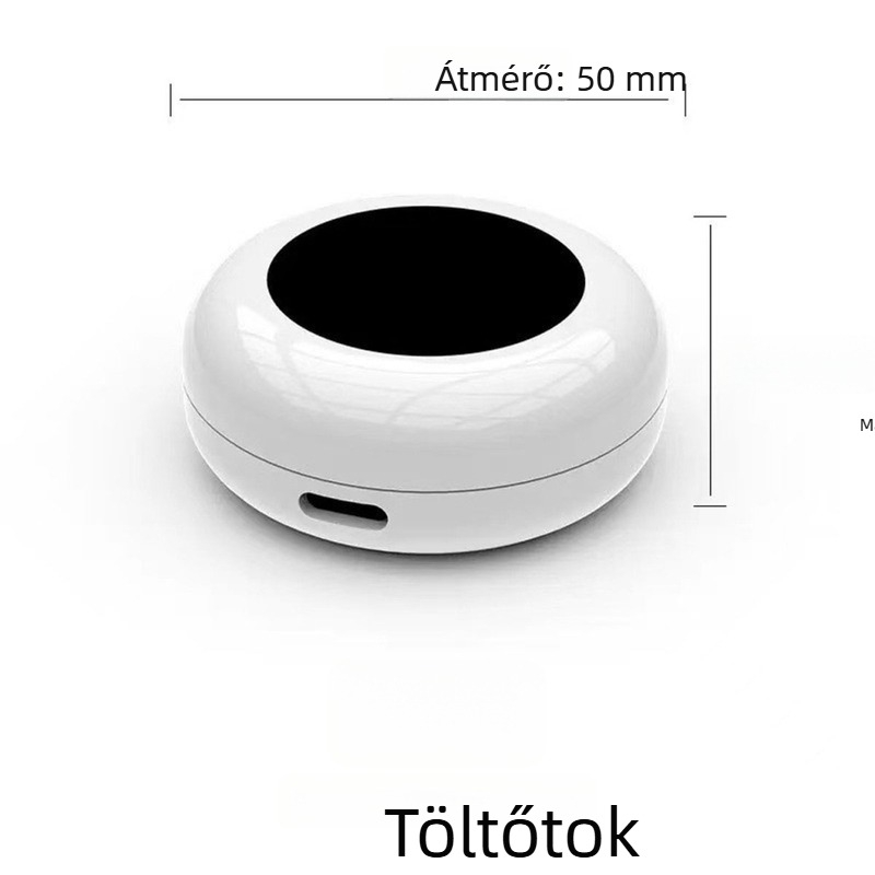 Okos gyűrű magnetikus töltőtokkal, hordozható töltőtok gyűrűhöz, Bluetooth gyűrűtöltő, több stílusban