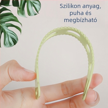 Szélálló ruhaszárító akasztó, állítható csattal, beltéri használatra, erkélyre és kültéri szárításra