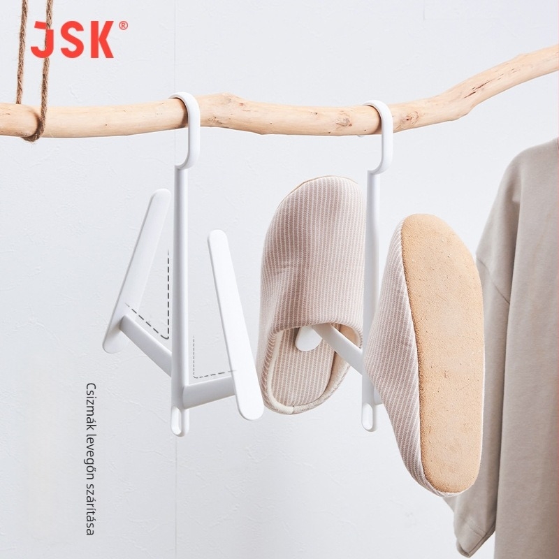 Japán stílusú minimalist cipőállvány erkélyre szárító kampóval