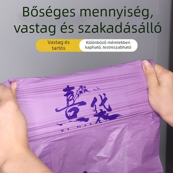 Levendulás illatú mellény-stílusú egyszer használatos szemeteszsákok, háztartási használatra