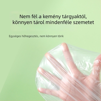 Háztartási szemeteszsákok, lapos szájú, fémes színű, vastagított kivitel, 100 darab/csomag