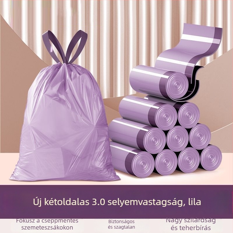 Szemetes- és ürülékzsákok, lyukakkal szemben ellenállóak, vastagítottak, tartósak, szivárgásmentesek, háztartási használatra
