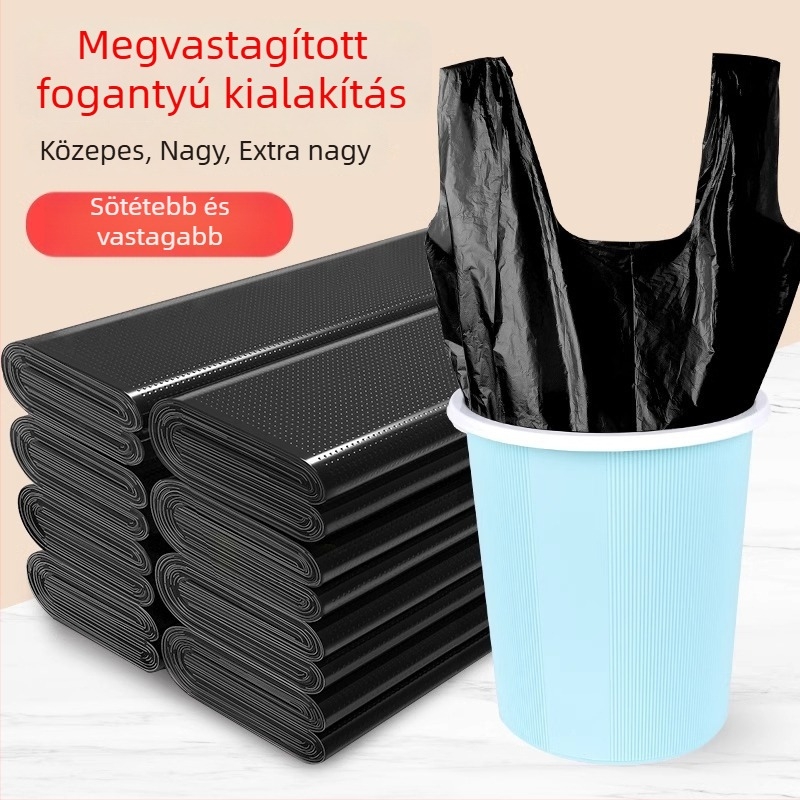 100 darab nagy méretű, extra vastag szemeteszsák háztartási használatra