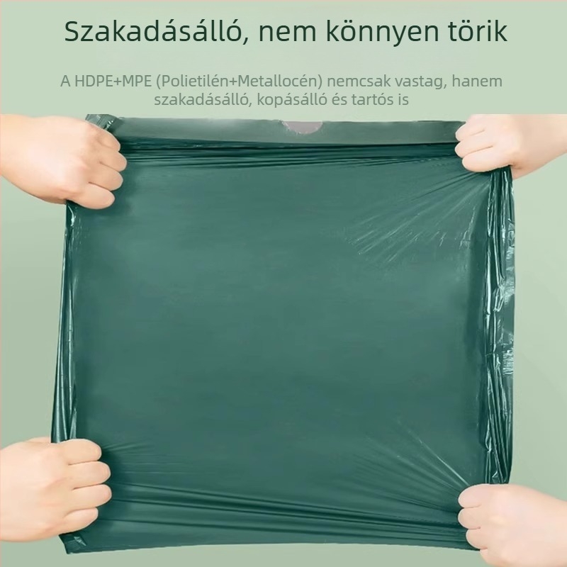 Háztartási kötős szemeteszsákok, extrán vastagok, nagy méretűek, egyszer használatos