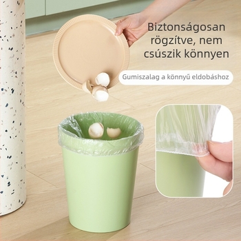Camellia szemeteszsákok rugalmas nyílással, szakadásmentes, vastagított, automatikus záródású, nagy méretű konyhai műanyag zacskók háztartási használatra