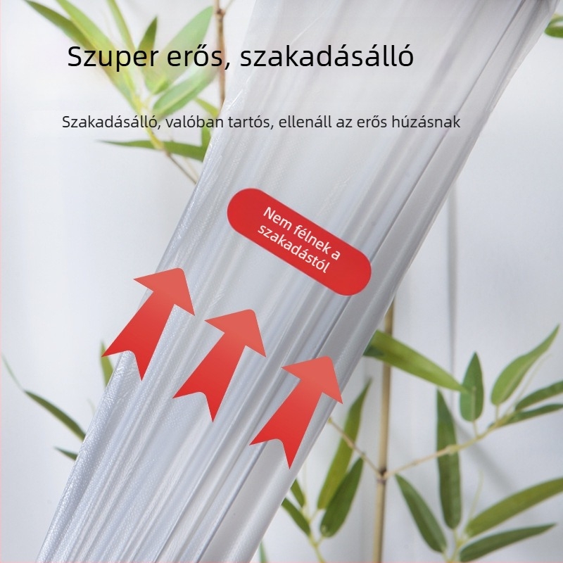 Vastagított mellény-stílusú szemeteszsákok, közepes méretű, otthonra, konyhába és irodába – biológiailag lebomló PE, dobozban 100 darab