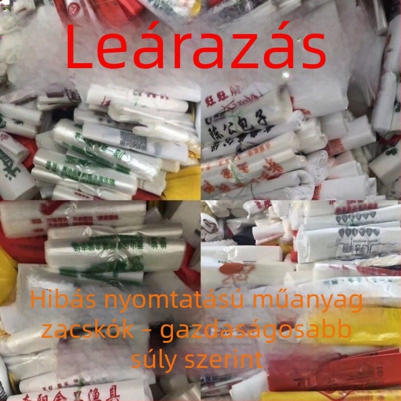 Fekete mellény-stílusú szemeteszsákok fogantyúval, kicsi–közepes méret, otthoni, konyhai, szállodai és irodai használatra