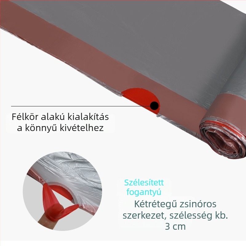 Vastagított szemeteszsák húzózsinórral, szakadásálló, konyha, fürdőszoba és nappali számára