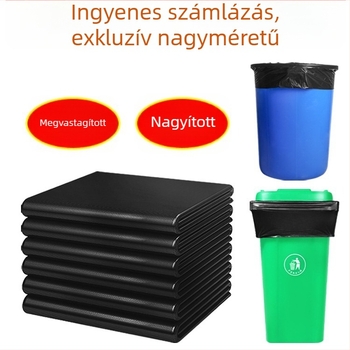 Nagy teherbírású fekete szemeteszsákok éttermeknek, szállodáknak és ingatlankezeléshez