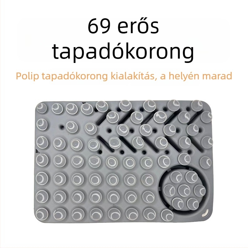 Macska szilikon nyalogató matrac — lassú etetés, anti-tipp tál és szívókorong