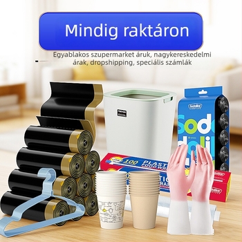 Sodolike Fekete extránagy szemeteszsákok kereskedelmi cateringhez, kültéri használatra