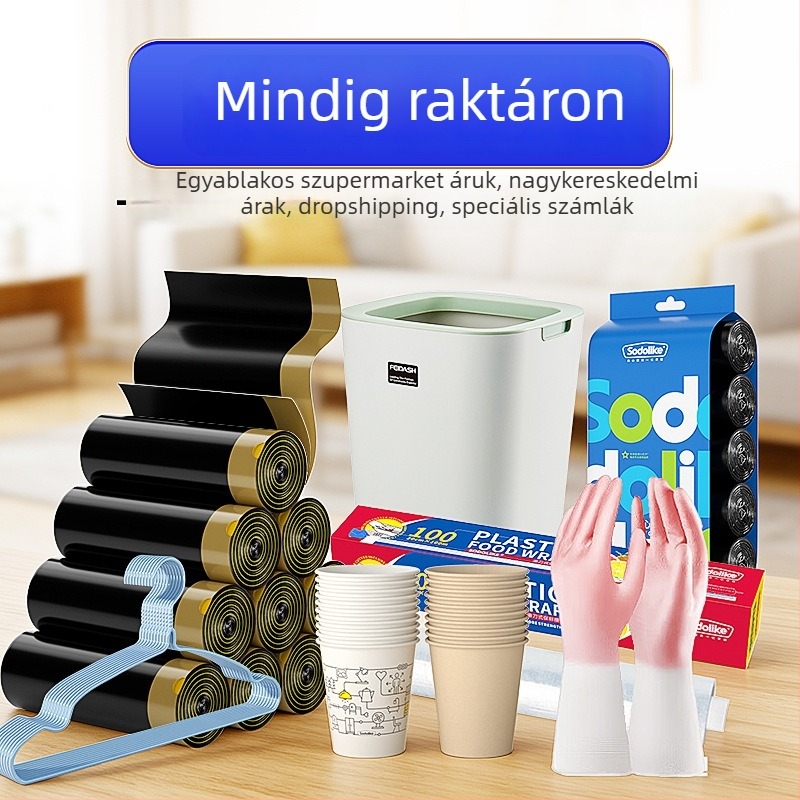 Sodolike Fekete extránagy szemeteszsákok kereskedelmi cateringhez, kültéri használatra