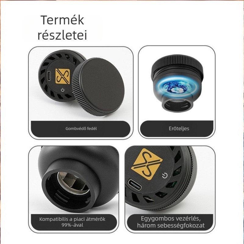 Mini vákuumpumpa tároló tömörítő tasakokhoz, közvetlen telefonkapcsolattal
