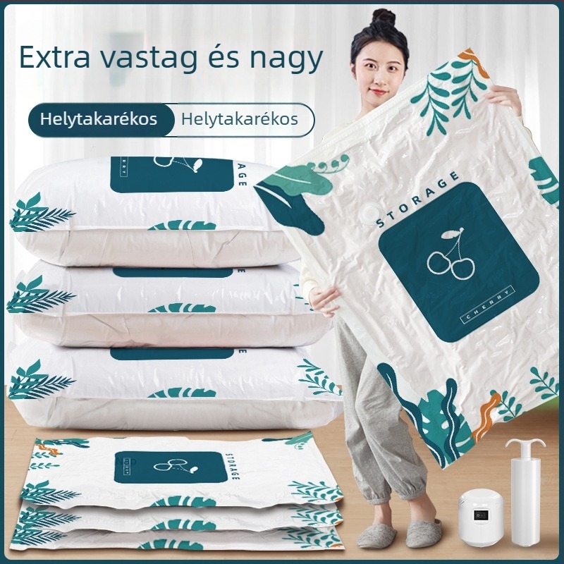 Vákuumos tárolózsák paplan és ruhák tárolására