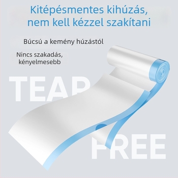 Vastagított szemeteszsákok húzós zárással, háztartási használatra a konyhában, nagy méret, 360 darab