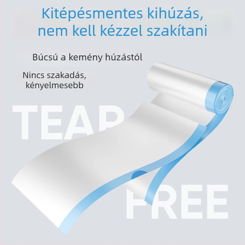 Vastagított szemeteszsákok húzós zárással, háztartási használatra a konyhában, nagy méret, 360 darab