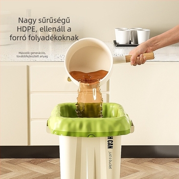 Húzófülű szemeteszsákok automatikus zárással, nagy méretűek, vastagok, gazdaságos csomag, konyhára, kollégiumba és háztartási használatra, fogantyúval