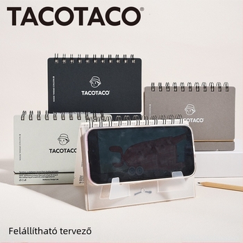 Maihe Tacotaco spirálos napi tervező notesz