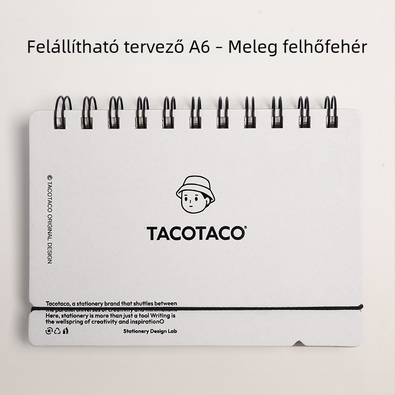 Maihe Tacotaco spirálos napi tervező notesz