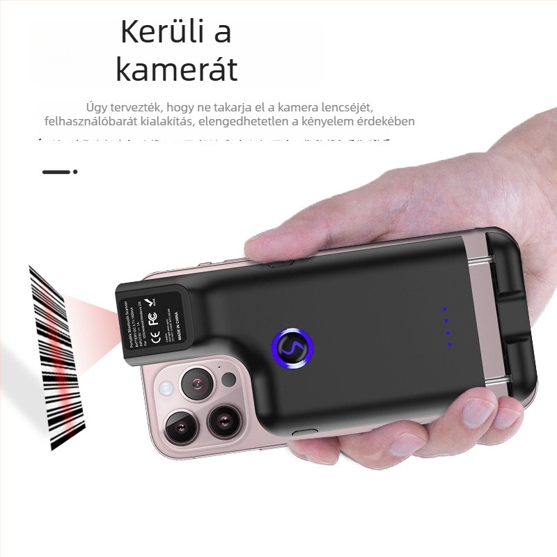 Hátsó klipszes Bluetooth 2D vonalkódolvasó – Mini vezeték nélküli készletnyilvántartó szkenner