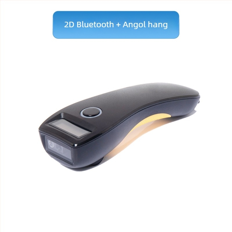 Mini 2D vezeték nélküli Bluetooth-szkenner hangos közléssel a logisztikai és futár állomásokhoz, készletnyilvántartás és csomagátvétel