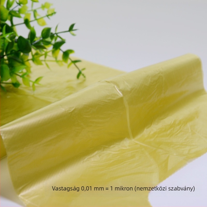dehub Vastagított egyszer használatos szemeteszsákok, váll-stílusú fogantyúval, otthoni használatra, konyha és fürdőszoba