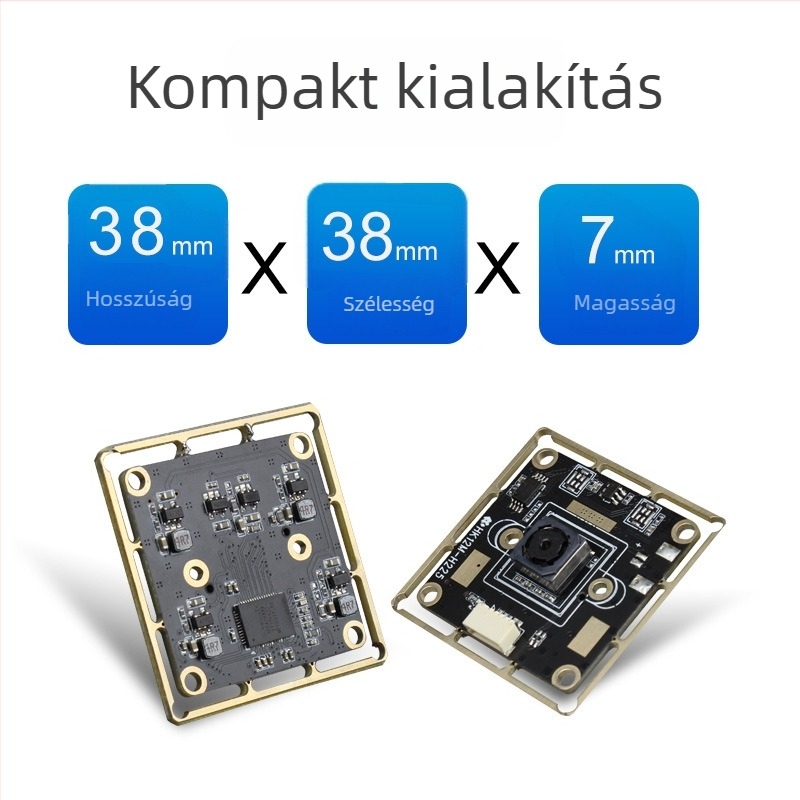 USB 2.0 4K kamera modul beépített mikrofonnal, autofókusz, 30fps, asztali számítógéphez